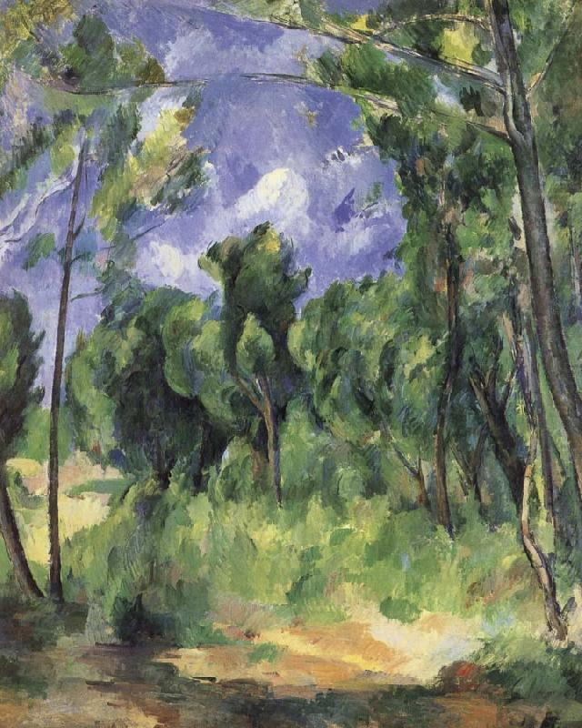 forest, Paul Cezanne